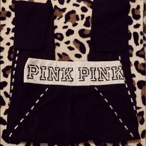 PINK leggings. barely ever worn